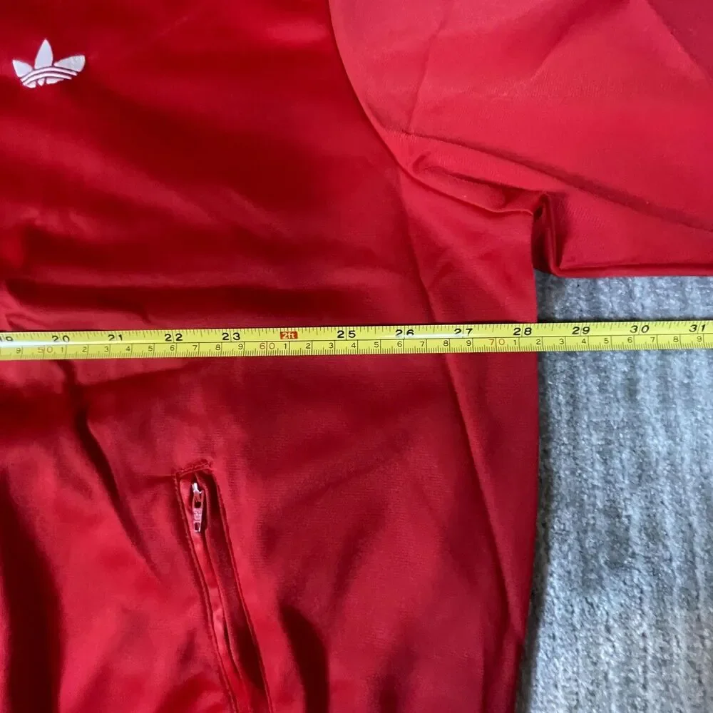 Adidas Originals Firebird Track Suit Mens XL Red 3-Stripes KD8307 KD8319